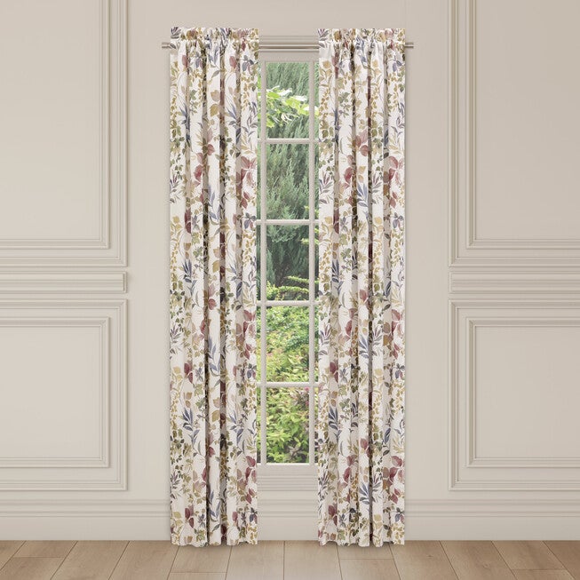Rosewood 84 Inch Window Panel Pair, ROSE, hi-res image number null