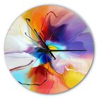 Creative Flower In Multiple Colors Farmhouse Wall Clock, , alternate image number null