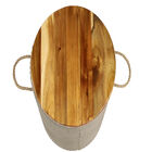 Beige Cement Modern Outdoor Accent Table, , alternate image number null