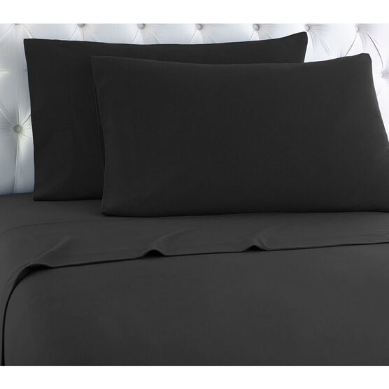 Micro Flannel® Solid Charcoal Flannel Sheet Set, CHARCOAL, hi-res image number null