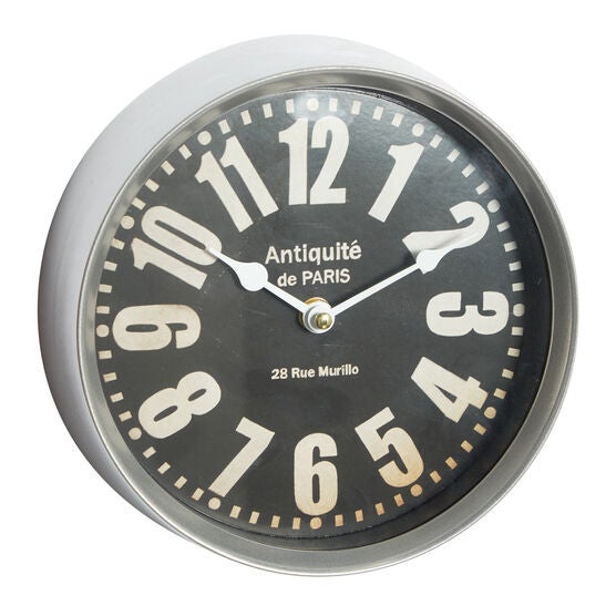 Set Of 3 Multi Colored Metal Wall Clock, , alternate image number null