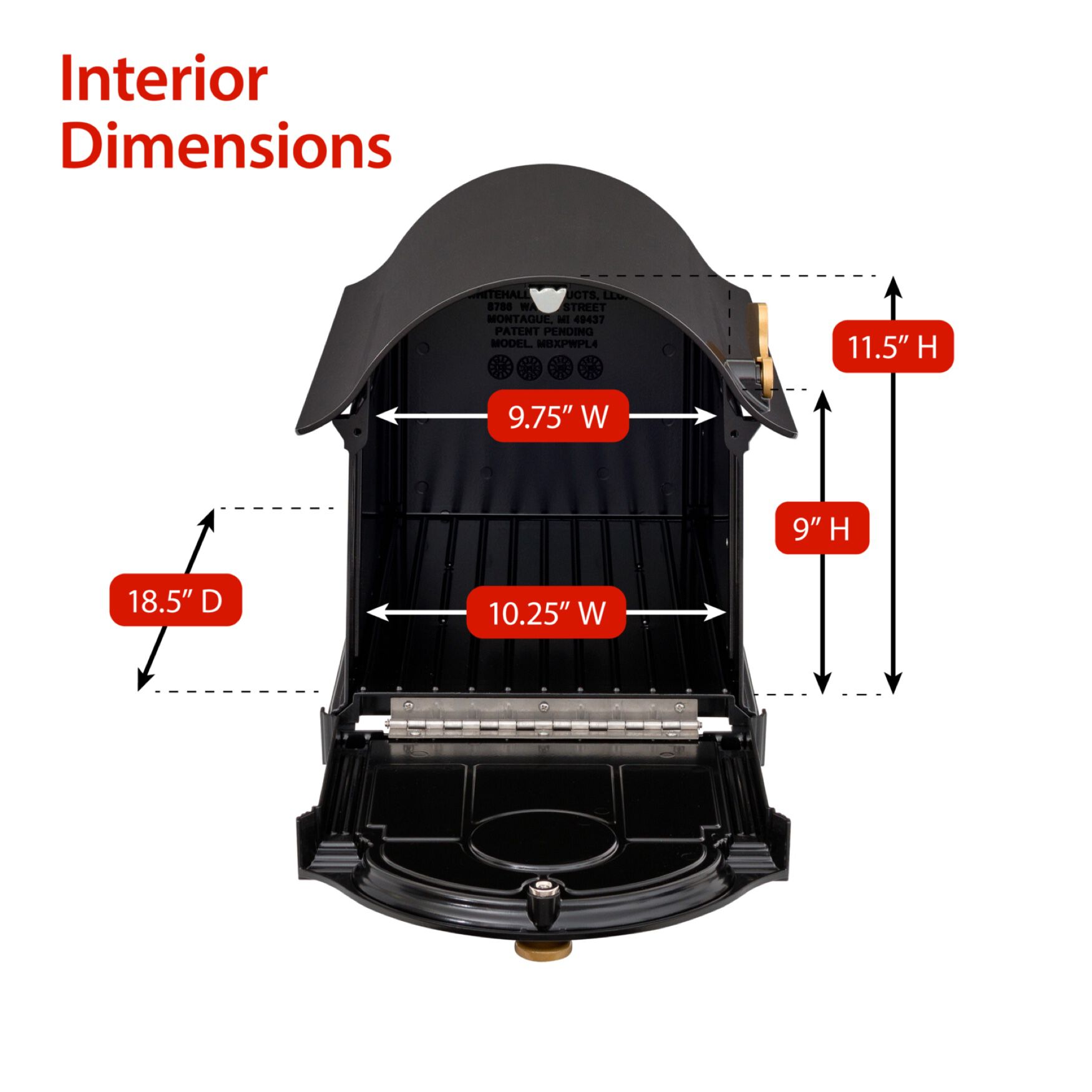 Balmoral Mailbox Mailbox, , alternate image number 2