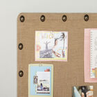 Burlap Nailhead Corkboard, , on-hover image number null
