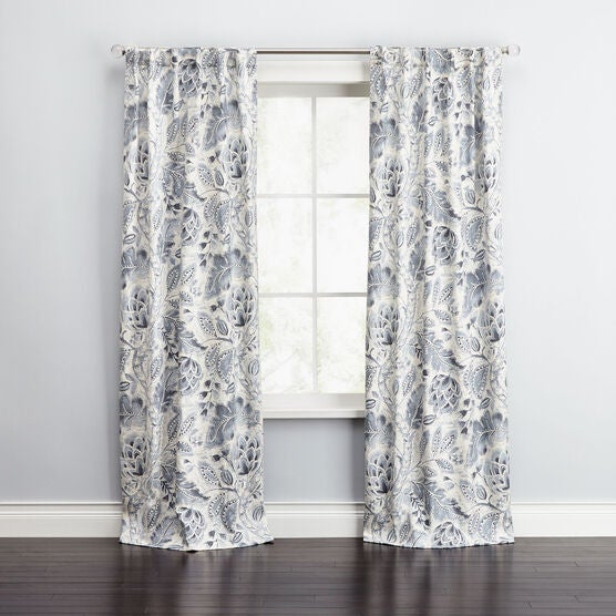 Kiara Rod Pocket Back Tab Pair Curtains Drapes Brylane Home