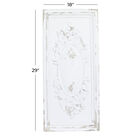 White Vintage Ornamental Fiberglass Wall Décor, , alternate image number null