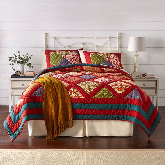 Ginger Patchwork Quilt, Ginger Patchwork Quilt,