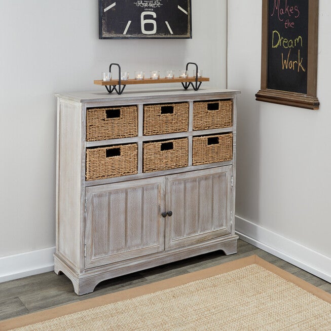 Brown Traditional Wood Storage Unit, 35 x 38, , alternate image number null