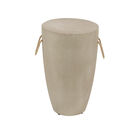 Grey Cement Modern Outdoor Accent Table, , on-hover image number null