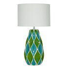 Green Stone Traditional Table Lamp, , alternate image number null