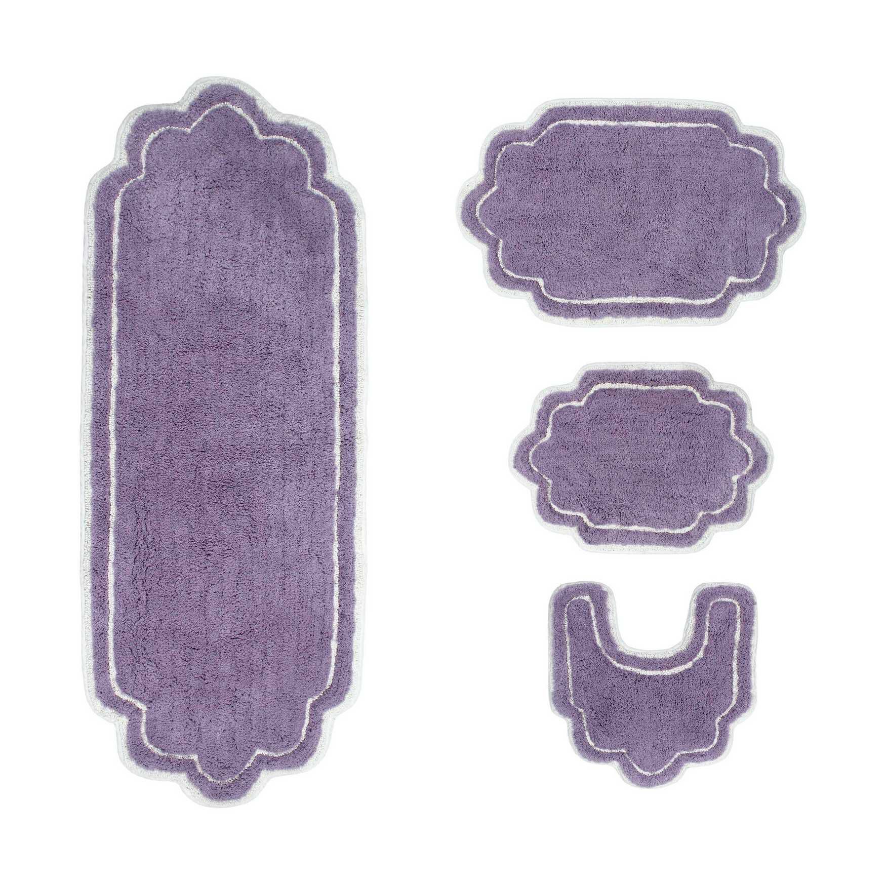 Allure 4 Piece Set Bath Rug Collection