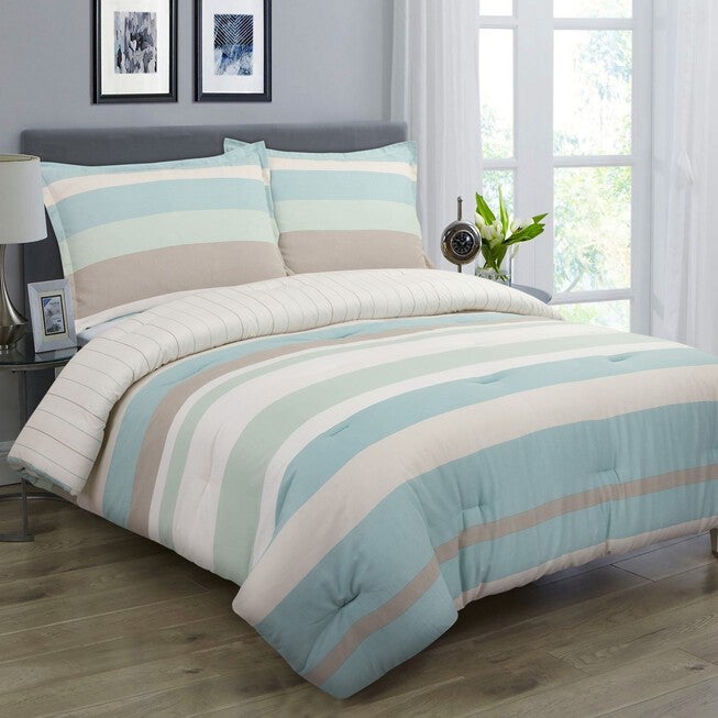 Coastal Stripe Duvet Cover Set, , alternate image number 2