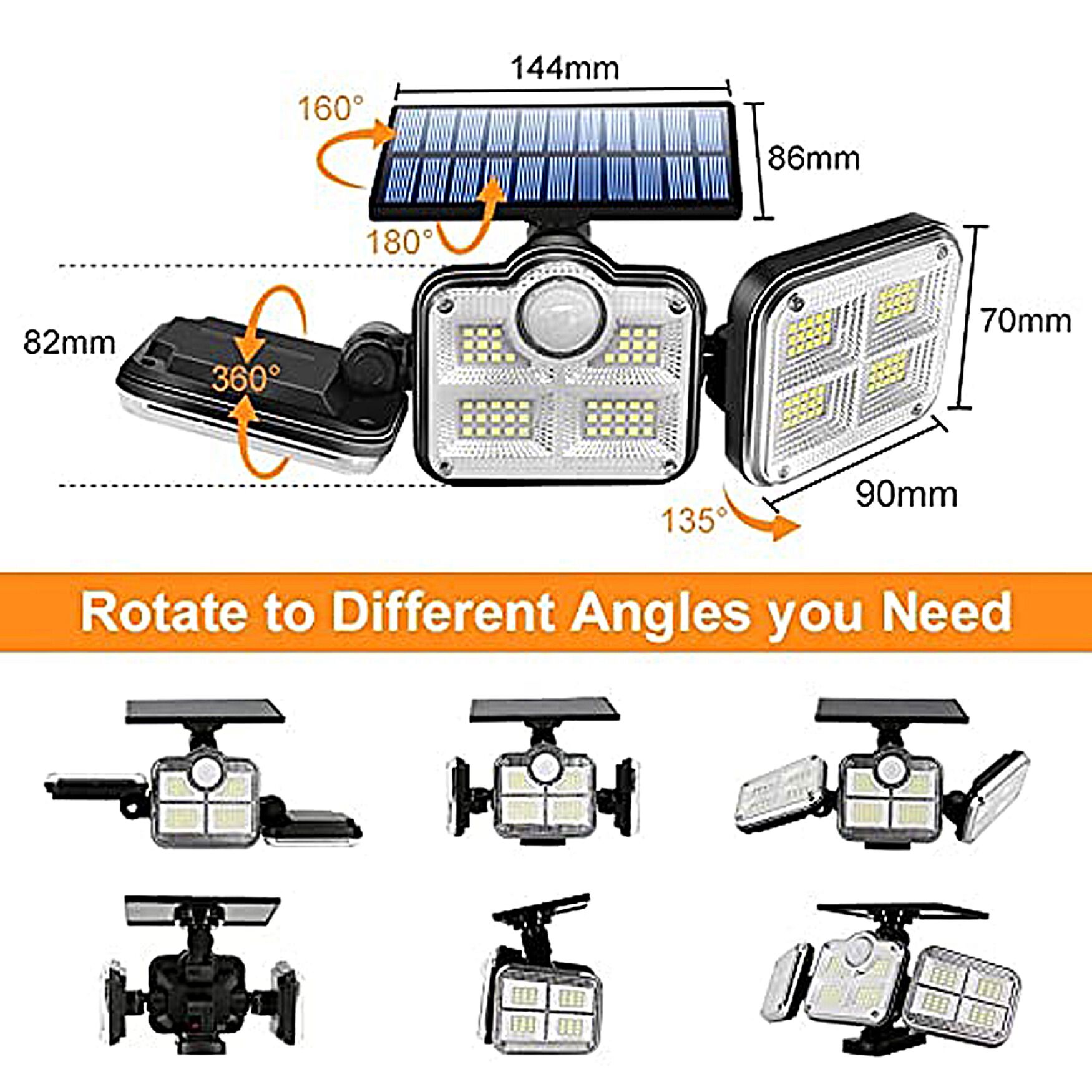 Super Solar Powered Light Trio Solar Light, , alternate image number 2