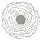 White Coastal Wood Wall Mirror, WHITE, hi-res image number null