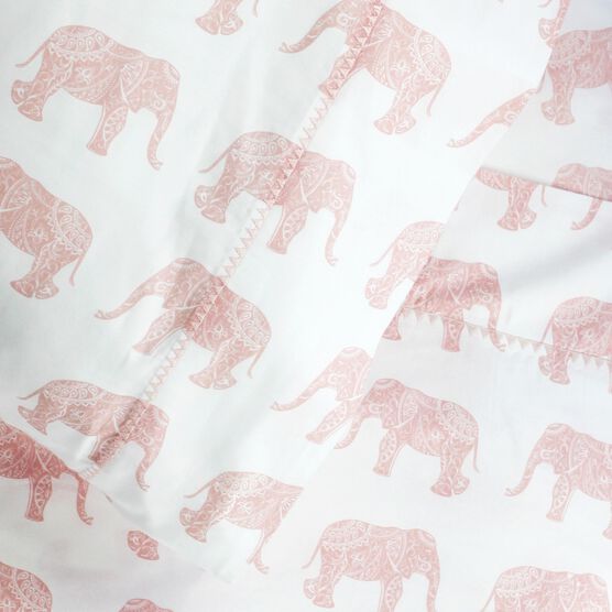Elephant Cotton Sheet Set, , alternate image number null