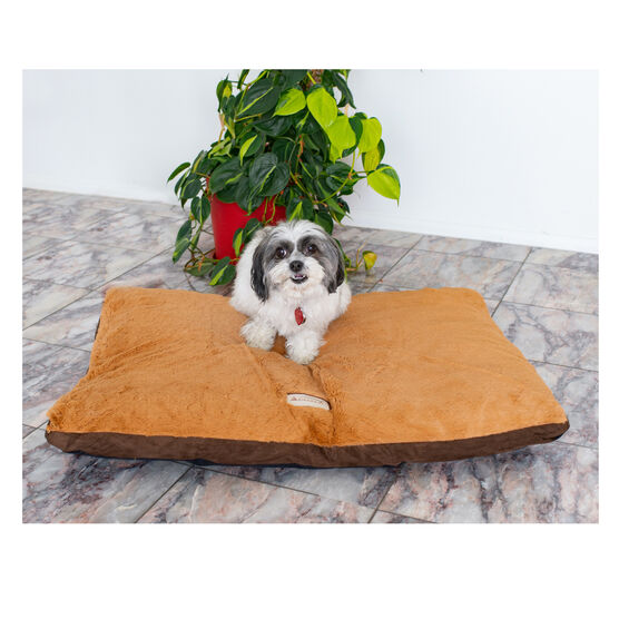 Medium Pet Dog Bed Mat With Poly Fill Cushion, , on-hover image number null