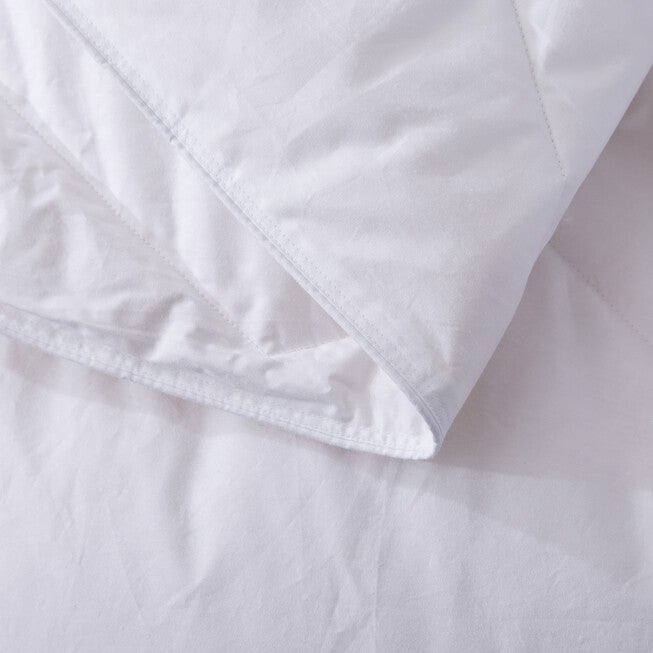 Honeycomb Stitch Down Alternative Comforter, White, , alternate image number 3