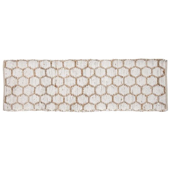 Beehive Modern Collection Area Rug, WHITE, hi-res image number null