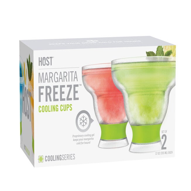 Margarita Freeze Cooling Cups In Green (Set Of 2) By, , alternate image number null