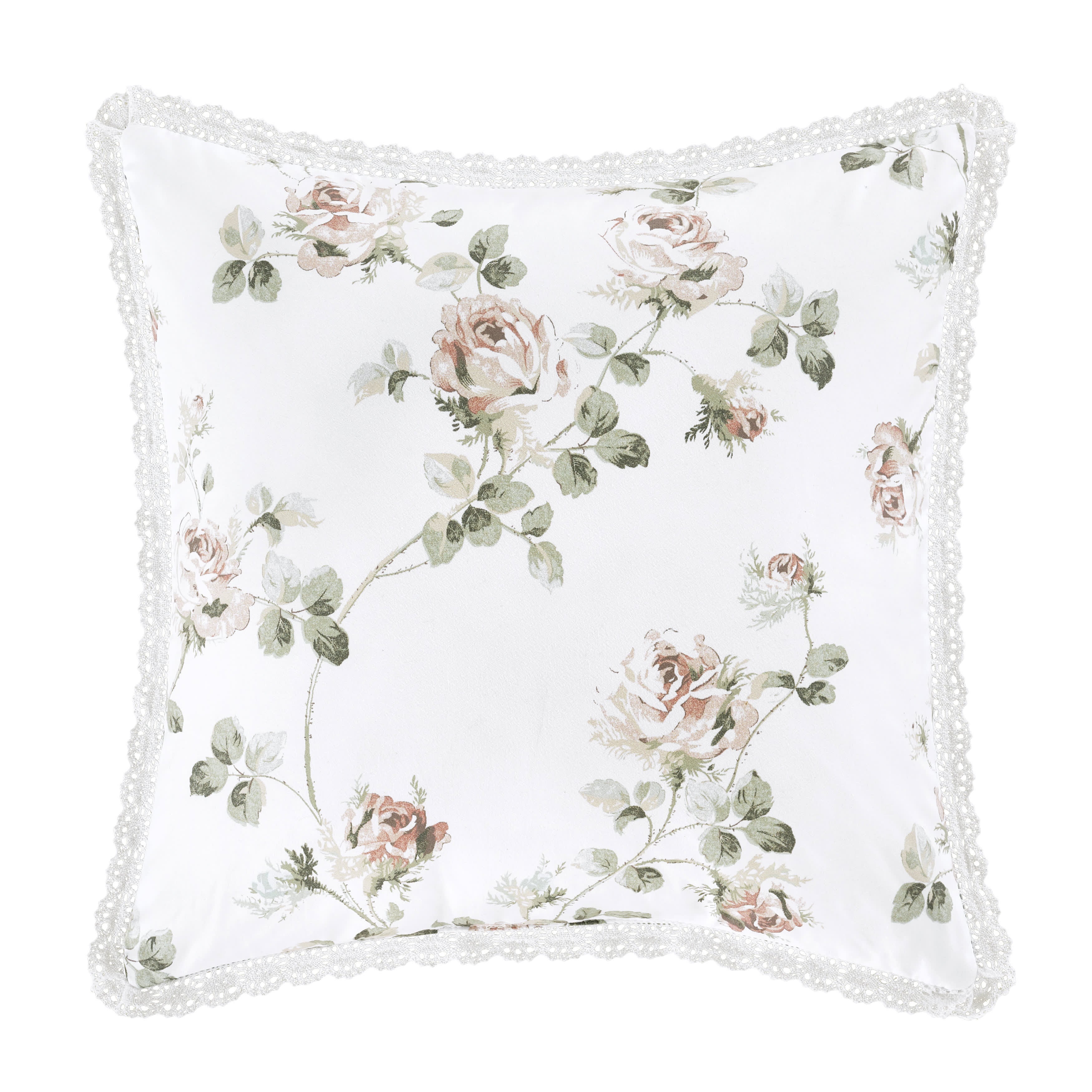 Rialto Sage 16 Inch Square Decorative Throw Pillow, SAGE, hi-res image number 0