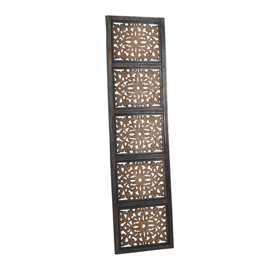 Brown Traditional Ornamental Wood Wall Décor, , alternate image number null
