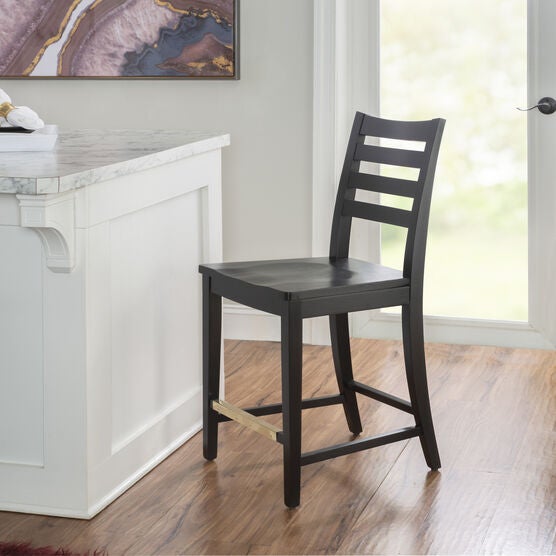 Flynn Counter Stool Black Set of 2, , alternate image number null
