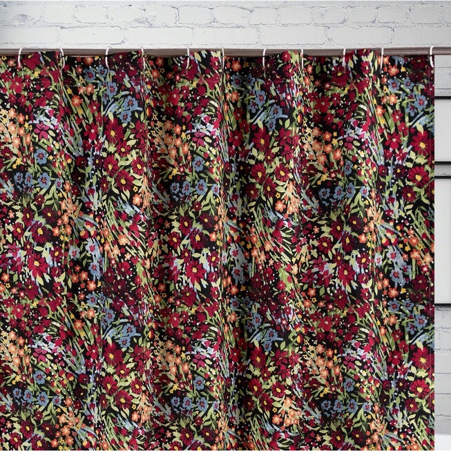 Alice Midnight Bath Shower Curtain, , on-hover image number 1