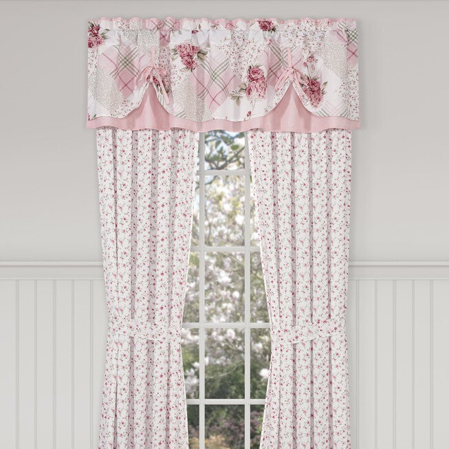 Bungalow Tieup Window Valance, ROSE, hi-res image number null