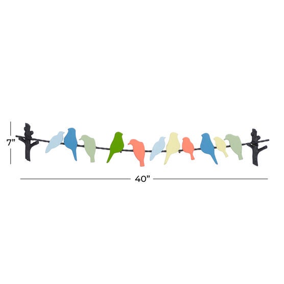 Multi Colored Metal Coastal Wall Decor, , alternate image number null