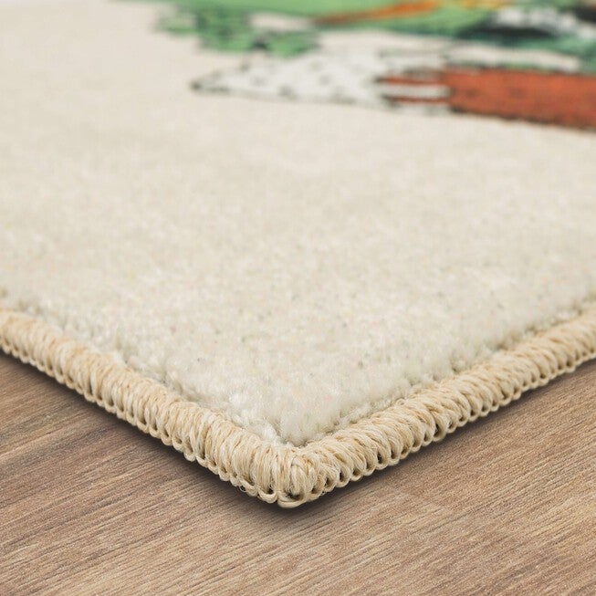 Bearded Skull Green Kitchen Rug, , on-hover image number null