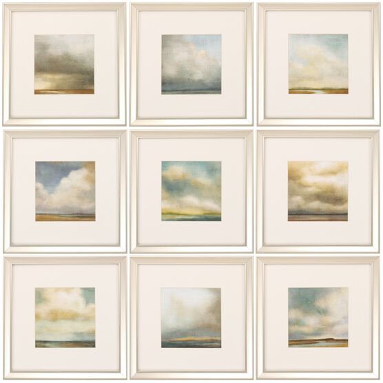 Atmosphere Framed Wall Décor, Set Of 9, NEUTRAL, hi-res image number null