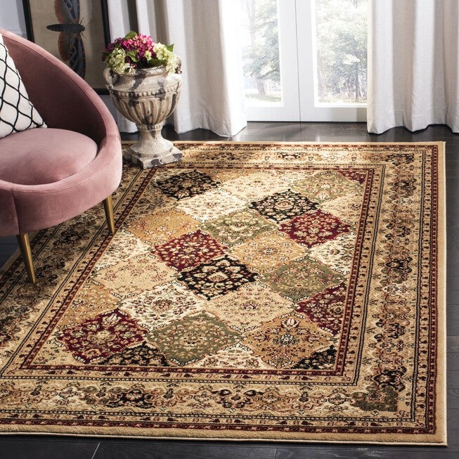 Lyndhurst 221 Multi / Beige 3'-3 inches X 5'-3 inches Small Rectangle Rug, , on-hover image number 1