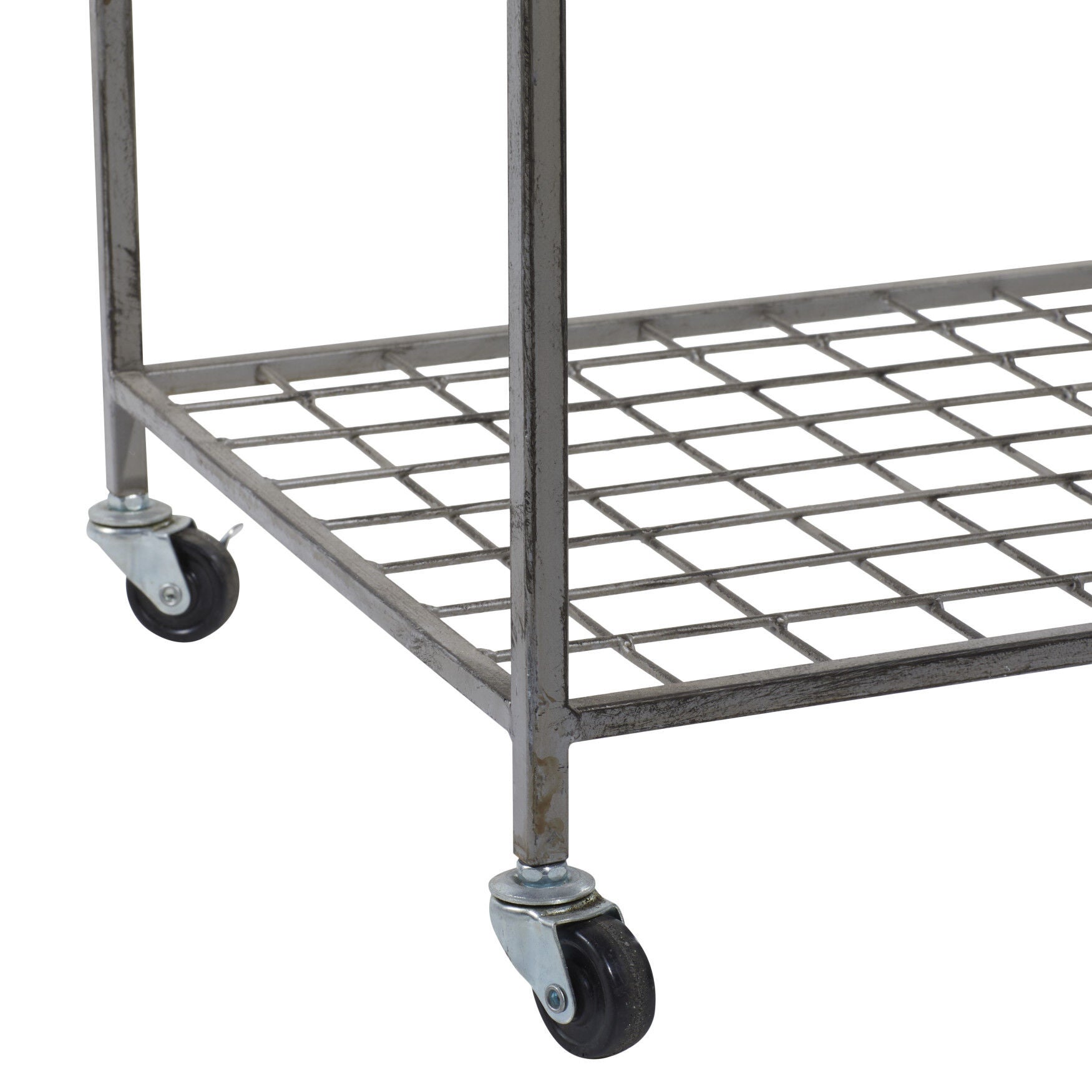 Grey Industrial Metal Storage Cart Storage Cart, , alternate image number 4