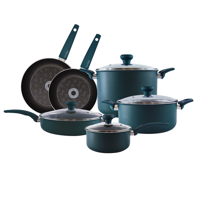 This 10-Piece Nonstick Cookware Set That Shoppers Call 'a Steal