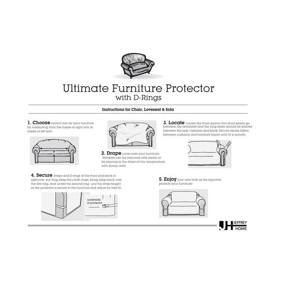 Ultimate Faux Suede Chair Furniture Slipcover, , alternate image number null