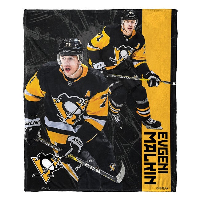 Nhl 575 Penguins- Evgeni Malkin Silk Touch Throw Blanket, MULTI, hi-res image number 0