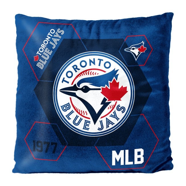 Blue Jays Velvet Reverse Pillow, MULTI, hi-res image number 0