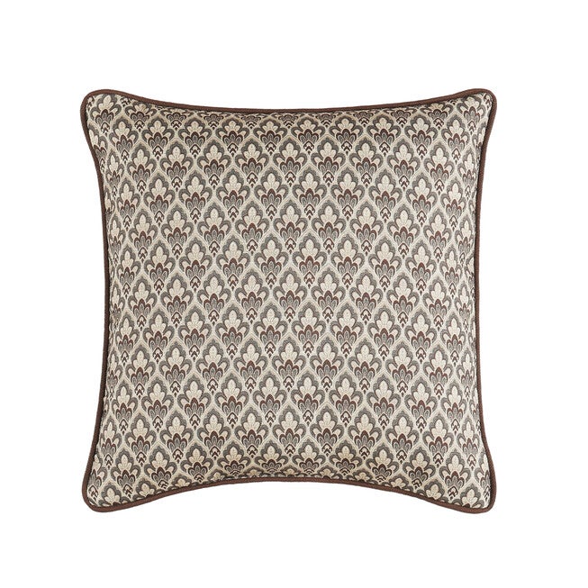 Maren 16 Inch Square Decorative Throw Pillow, CHOCOLATE, hi-res image number null
