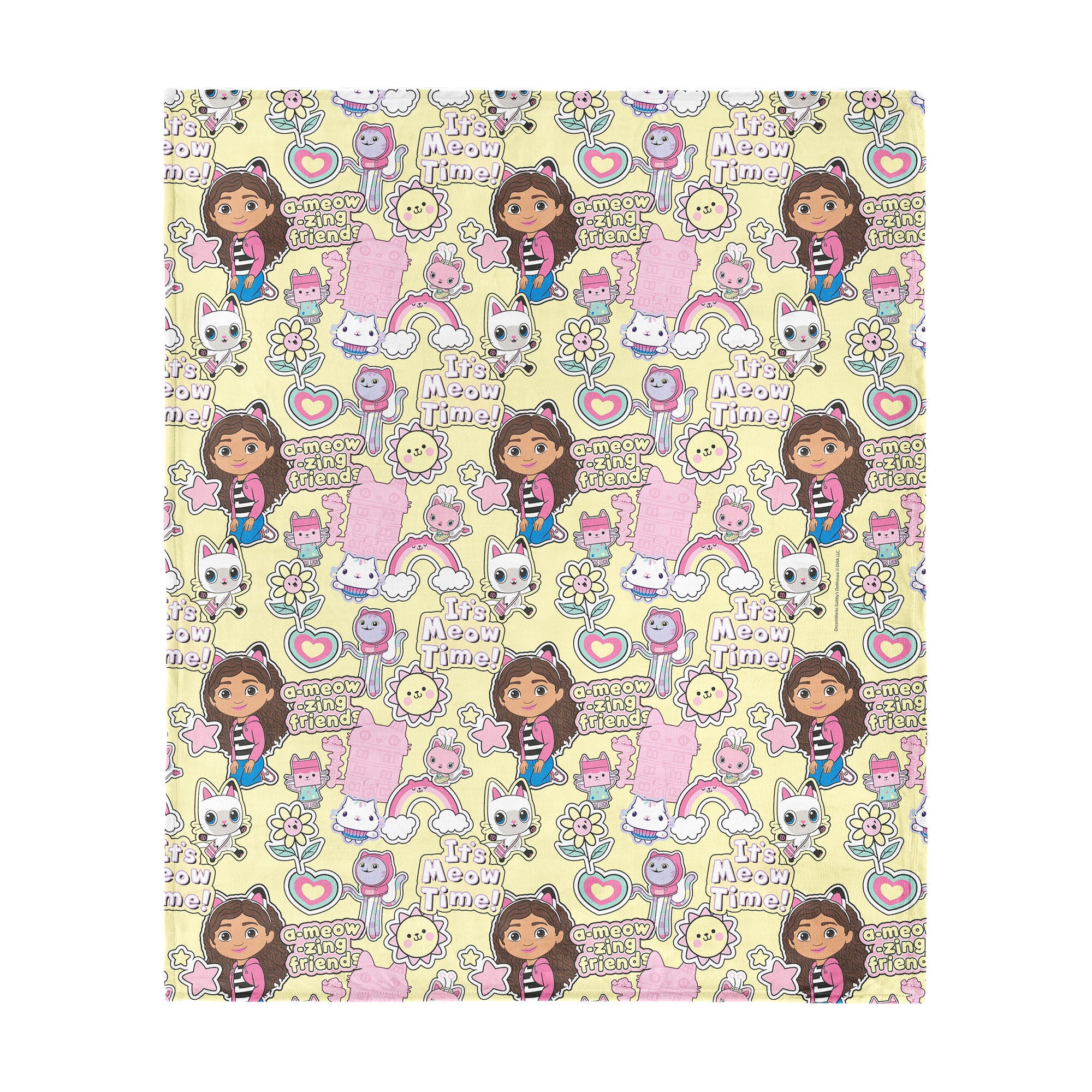 Universal Gabby's Dollhouse Silk Touch Throw Blanket 60x80 inches