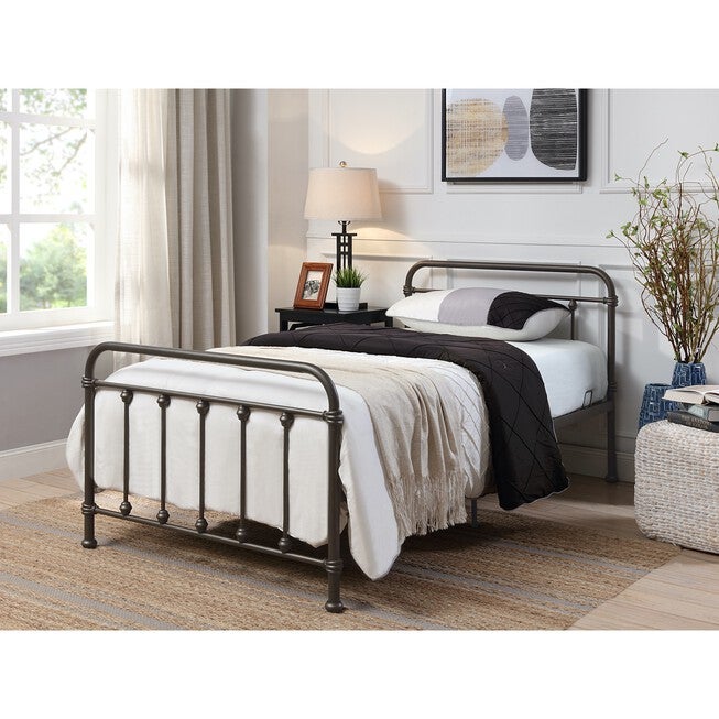 Amelia Twin Bed/Bronze, BRONZE, hi-res image number 0