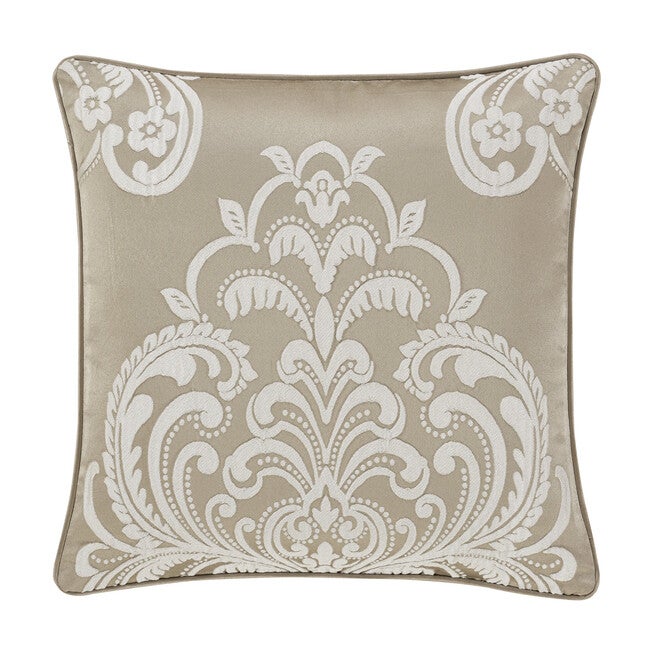 Potenza Sand 20 Inch Square Decorative Throw Pillow, SAND, hi-res image number null