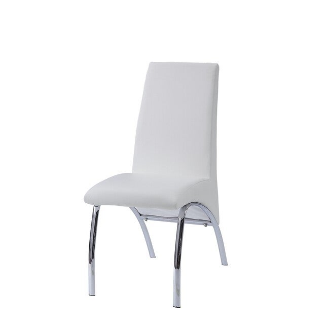 Side Chair (Set-2), WHITE CHROME, hi-res image number null