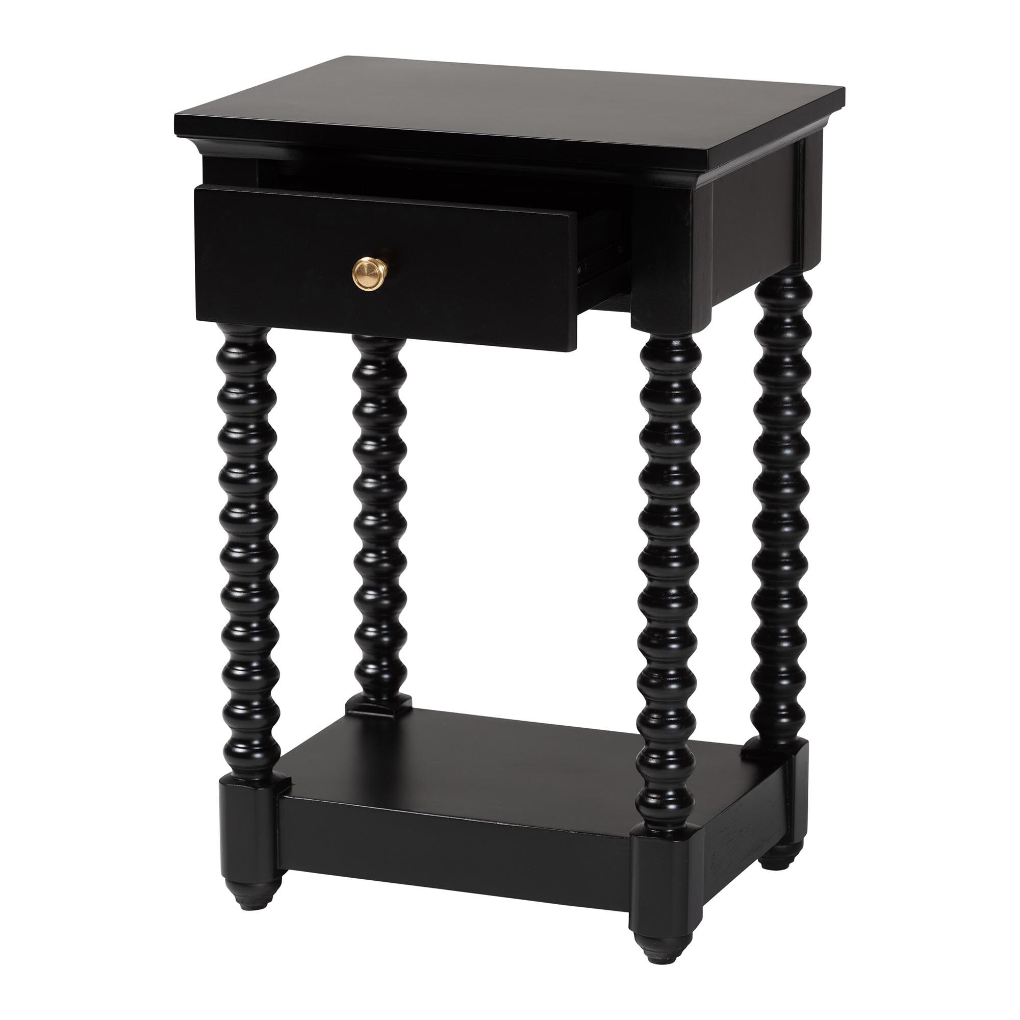 Terentia Nightstand, BLACK, alternate image number 2