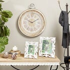 Beige Vintage Metal Wall Clock, , alternate image number null