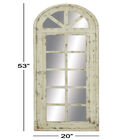 White Vintage Wood Floor Mirror, , alternate image number null