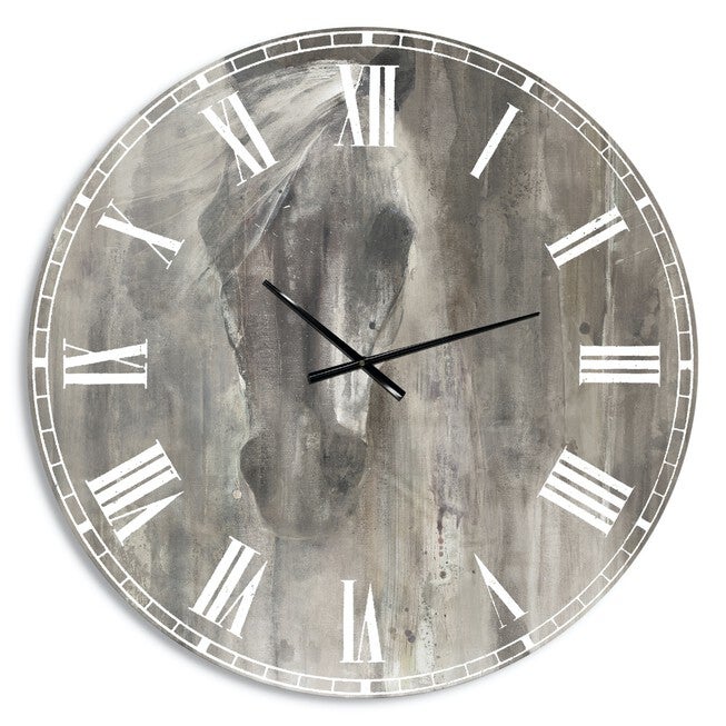 Farmhouse Horse Farmhouse Wall Clock, , alternate image number 1