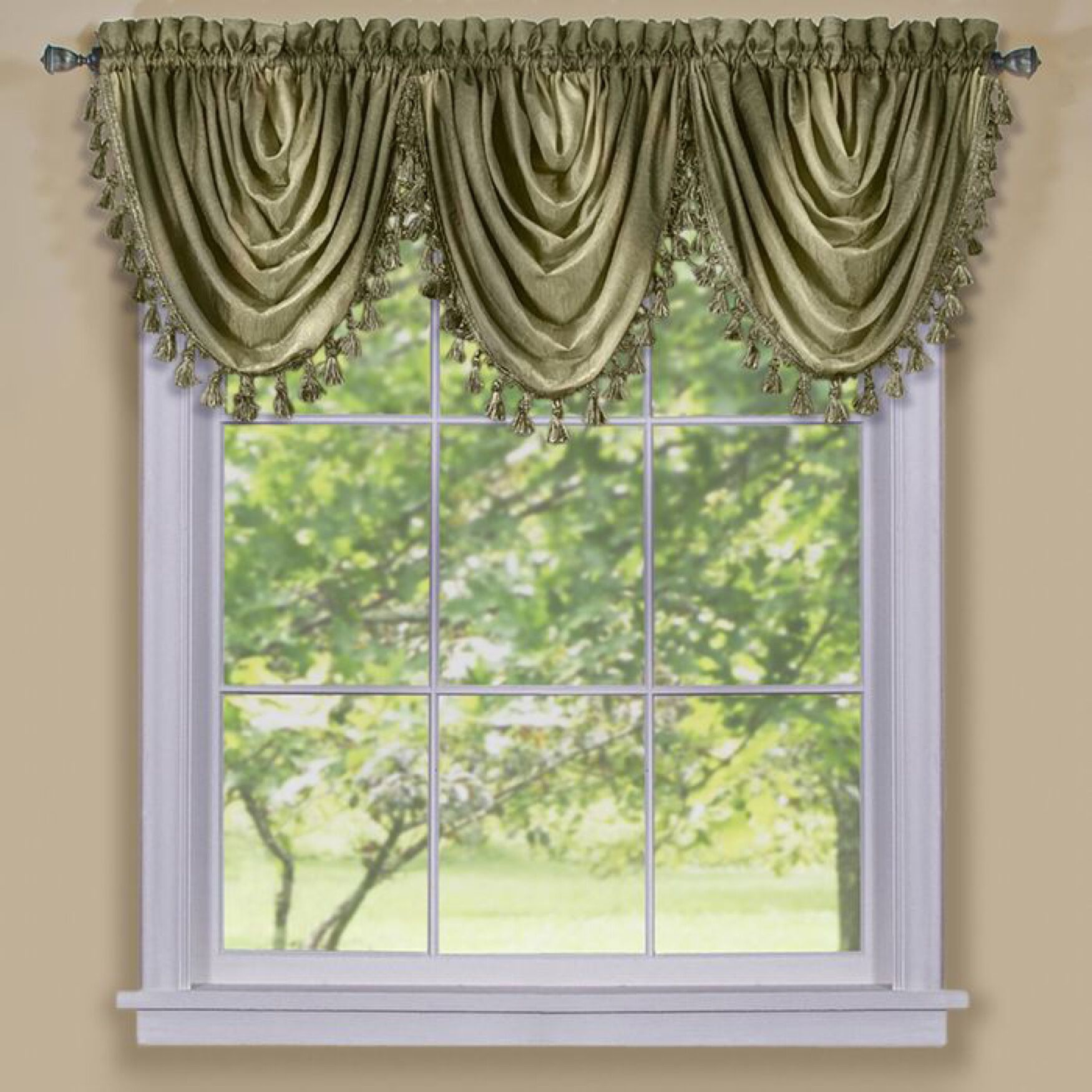 Ombre Waterfall Valance