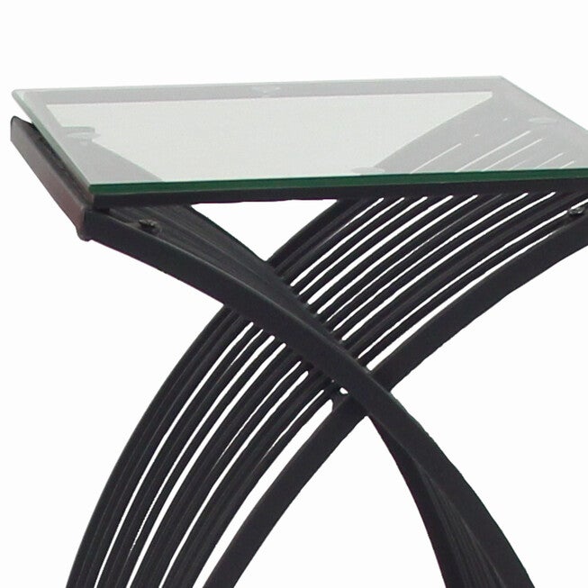 Set Of 3 Black Metal Eclectic Outdoor Seating Set, , alternate image number null