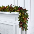 9' Pre-Lit Celeste Garland, PLAID, hi-res image number null