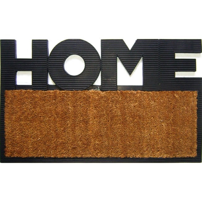 Tuffcor Home Coir Mat With Rubber Backing Floor Coverings, MULTI, hi-res image number null