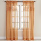 BH Studio Pleated Voile Rod-Pocket Panel, , on-hover image number null